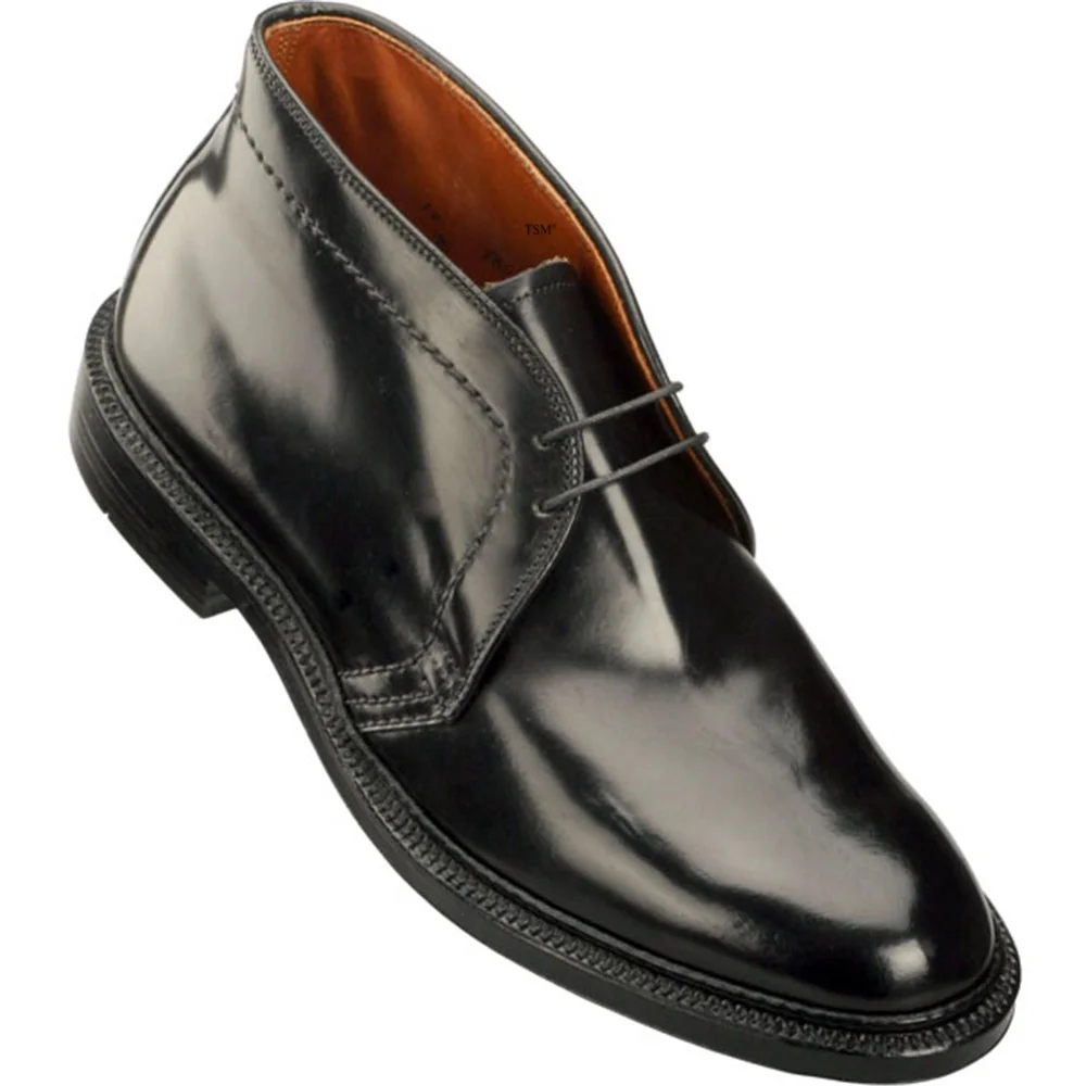 1340 - Alden Chukka Boot - Black Shell Cordovan