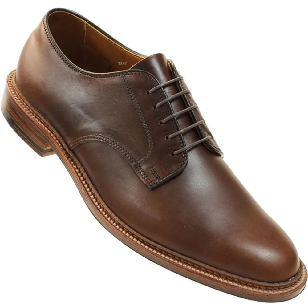 靴 60s Grenson Brown Plain Toe Blucher 60s Grenson Brown Plain Toe Blucher