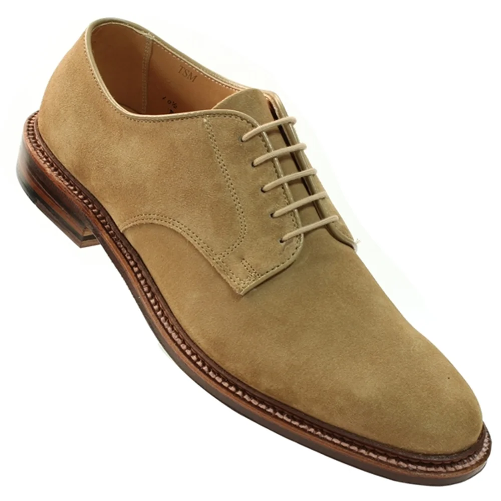 29336F - Alden Flex Welt Plain Toe Blucher - Snuff Suede