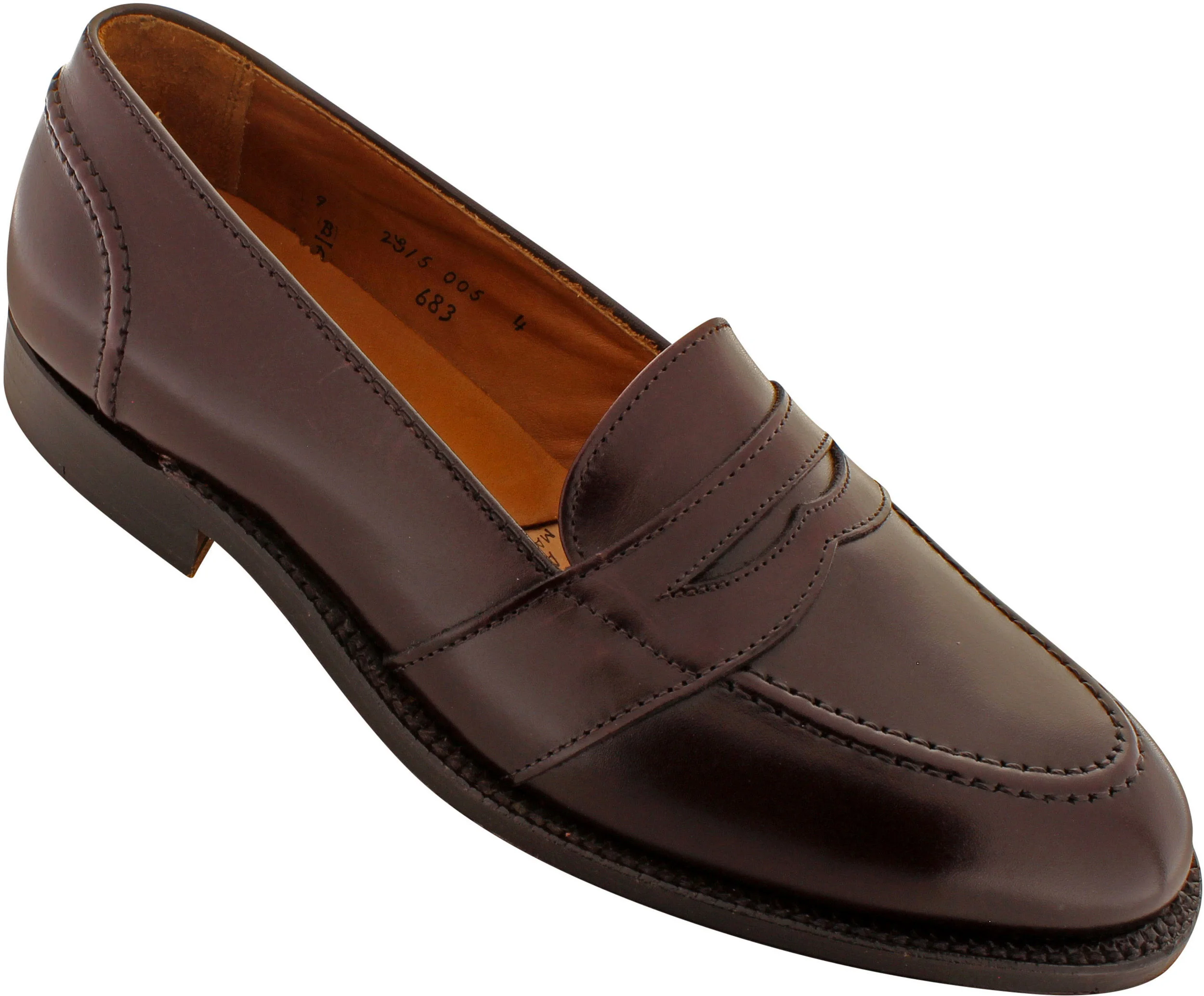 683 - Alden Full Strap Slip-On - Burgundy