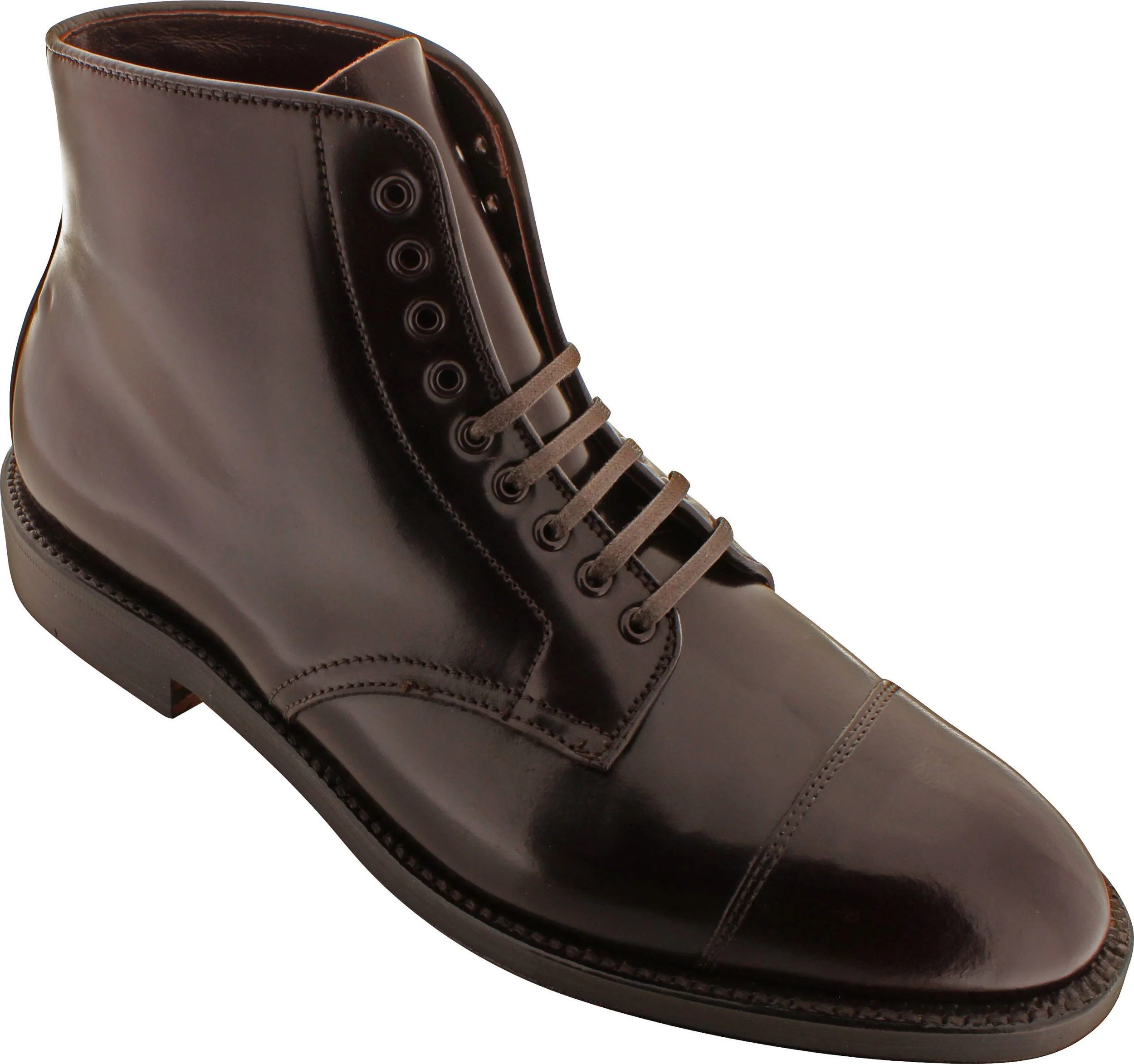 4060 - Alden Cap Toe Boot - Color 8 Shell Cordovan