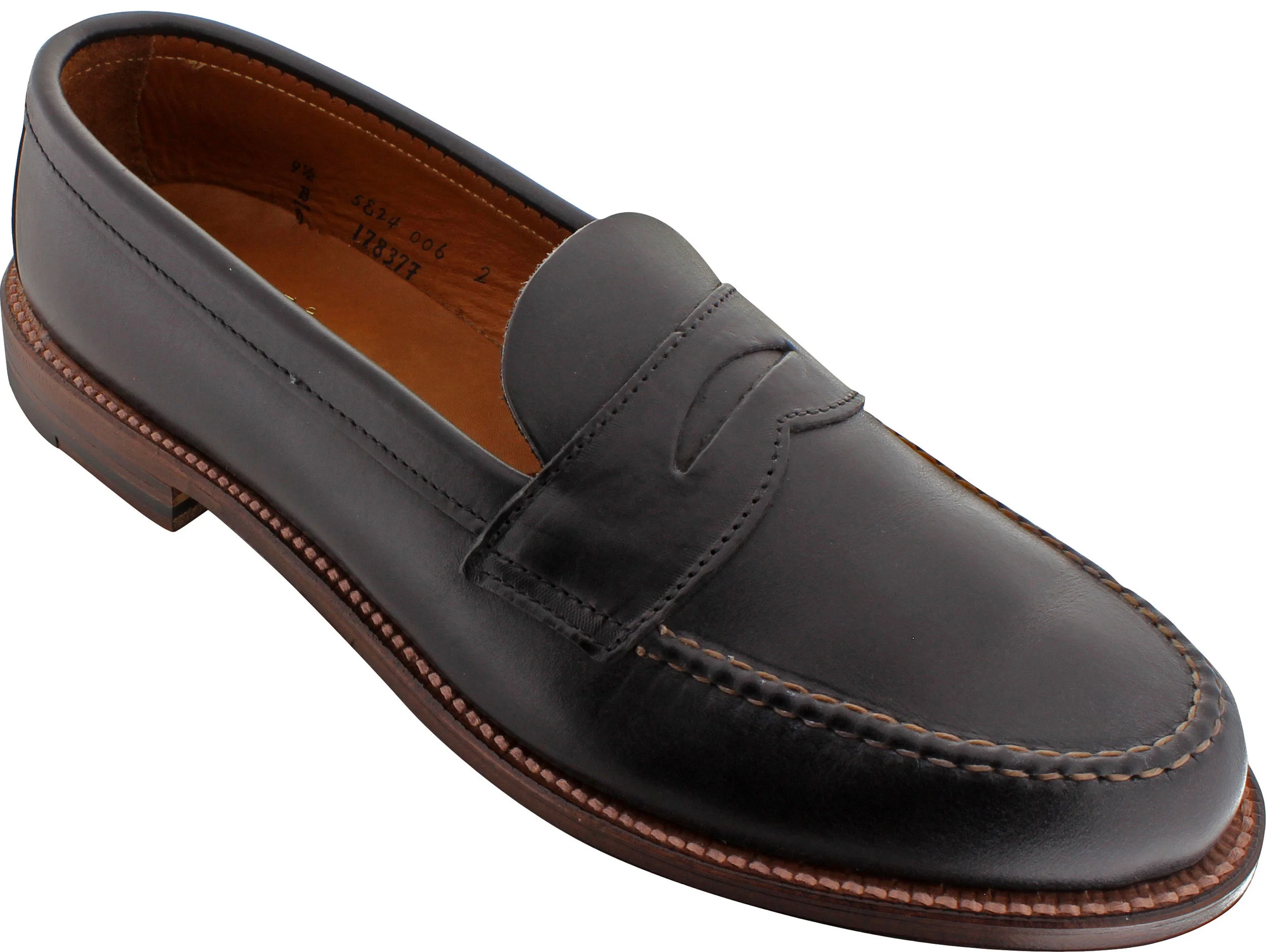 alden leisure handsewn penny loafers