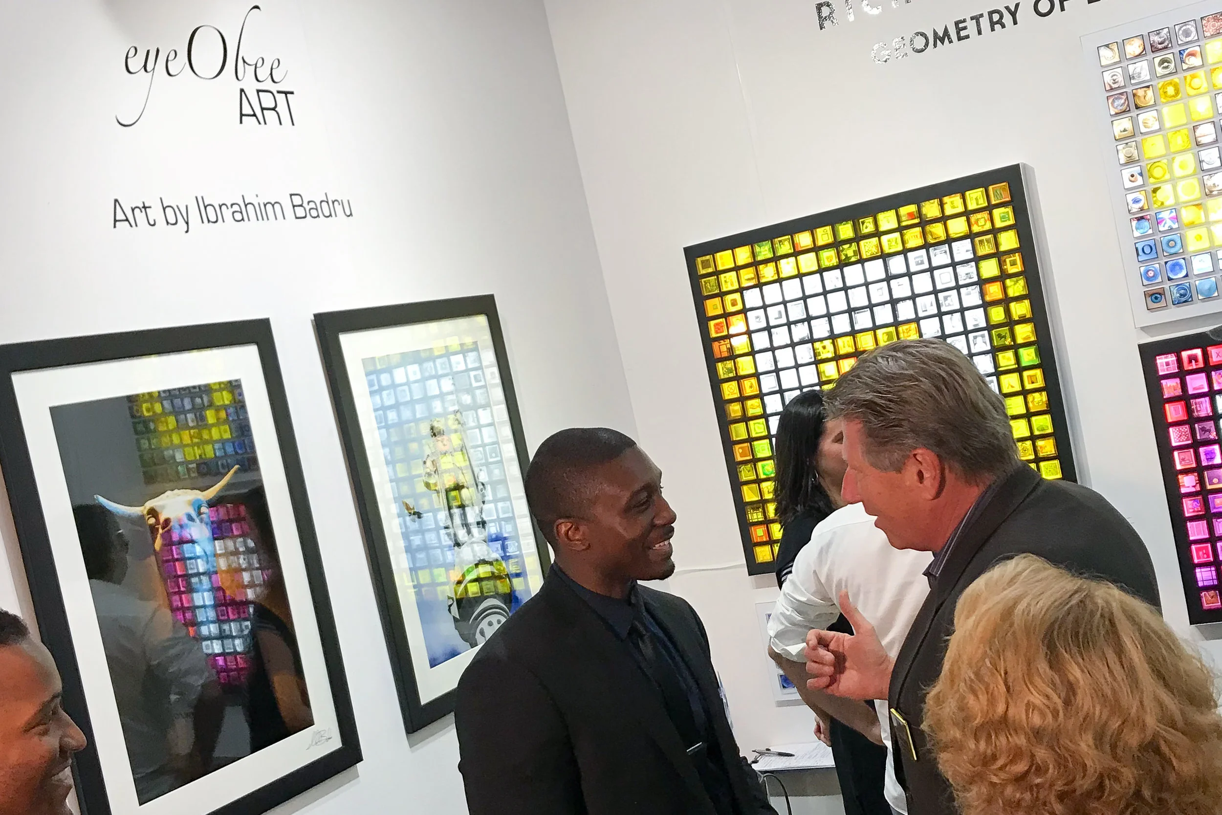 Spectrum Miami Art Basel eyeObee Art by Ibrahim Badru Photo solo Rick Barnett