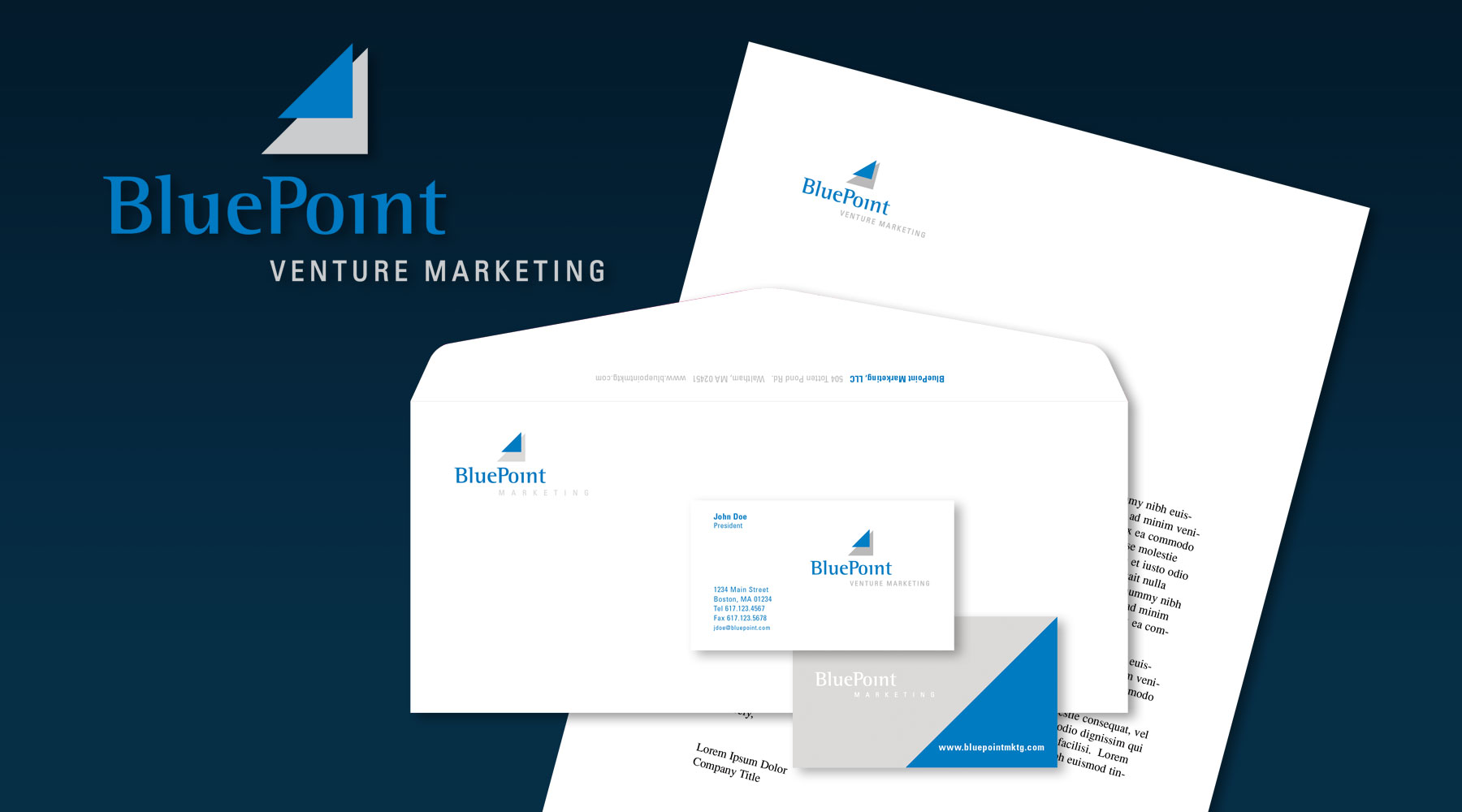 BluePoint - Corporate Logo and Stationery System