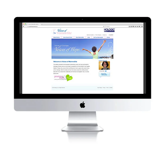 Hologic - Voices of MammoSite - Website