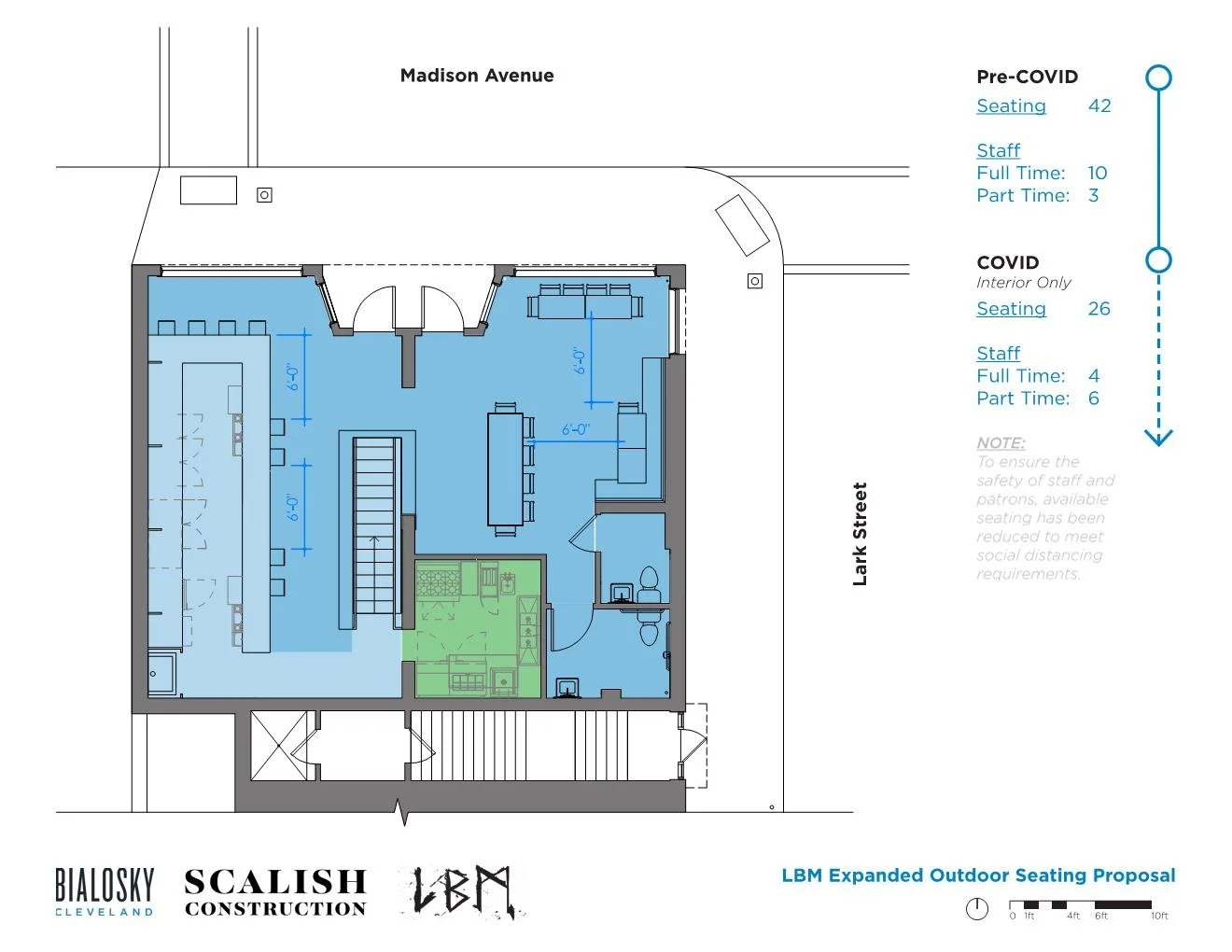  Work Completed while employed at Bialosky Cleveland as the Project Architect and Lead Designer. 