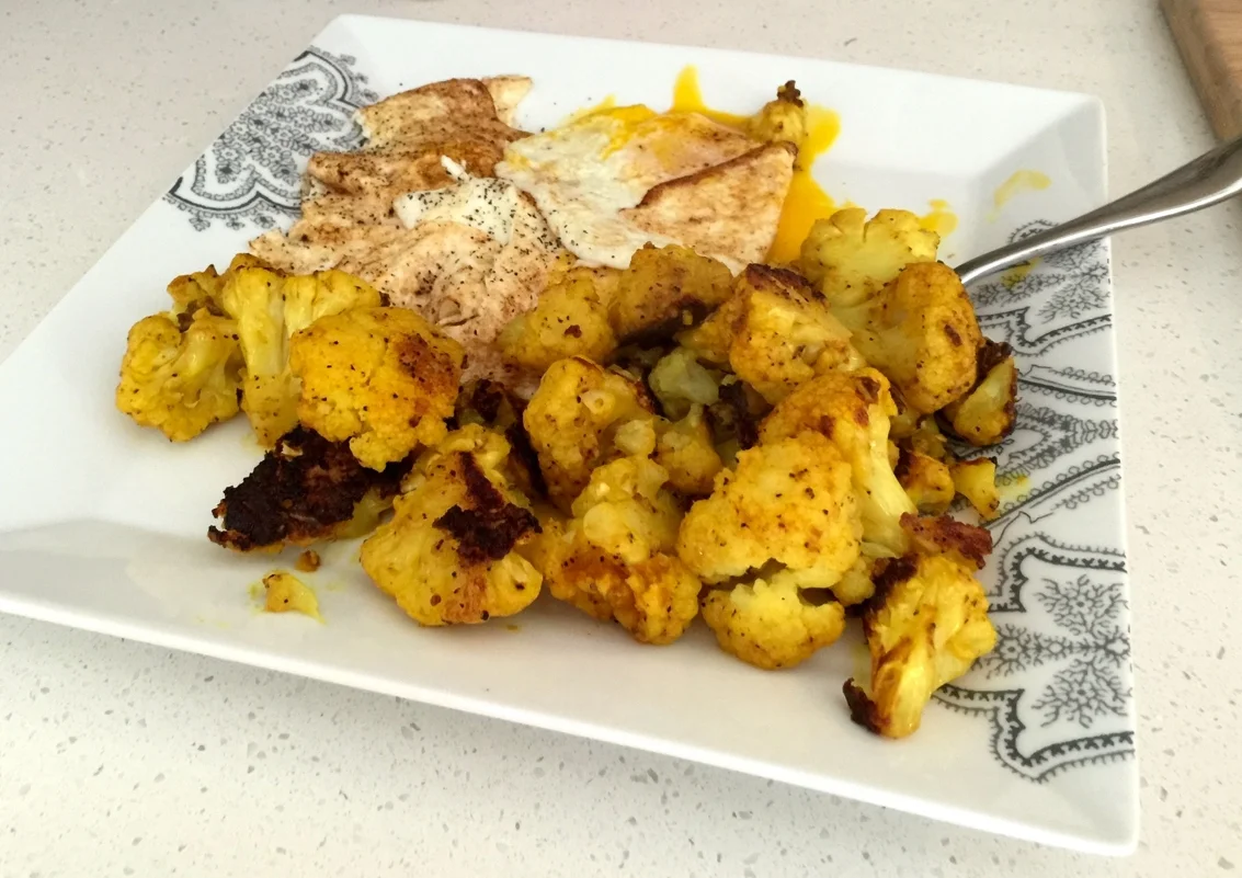 Served along side some fried eggs to make an amazingly delicious (and yellow) breakfast!