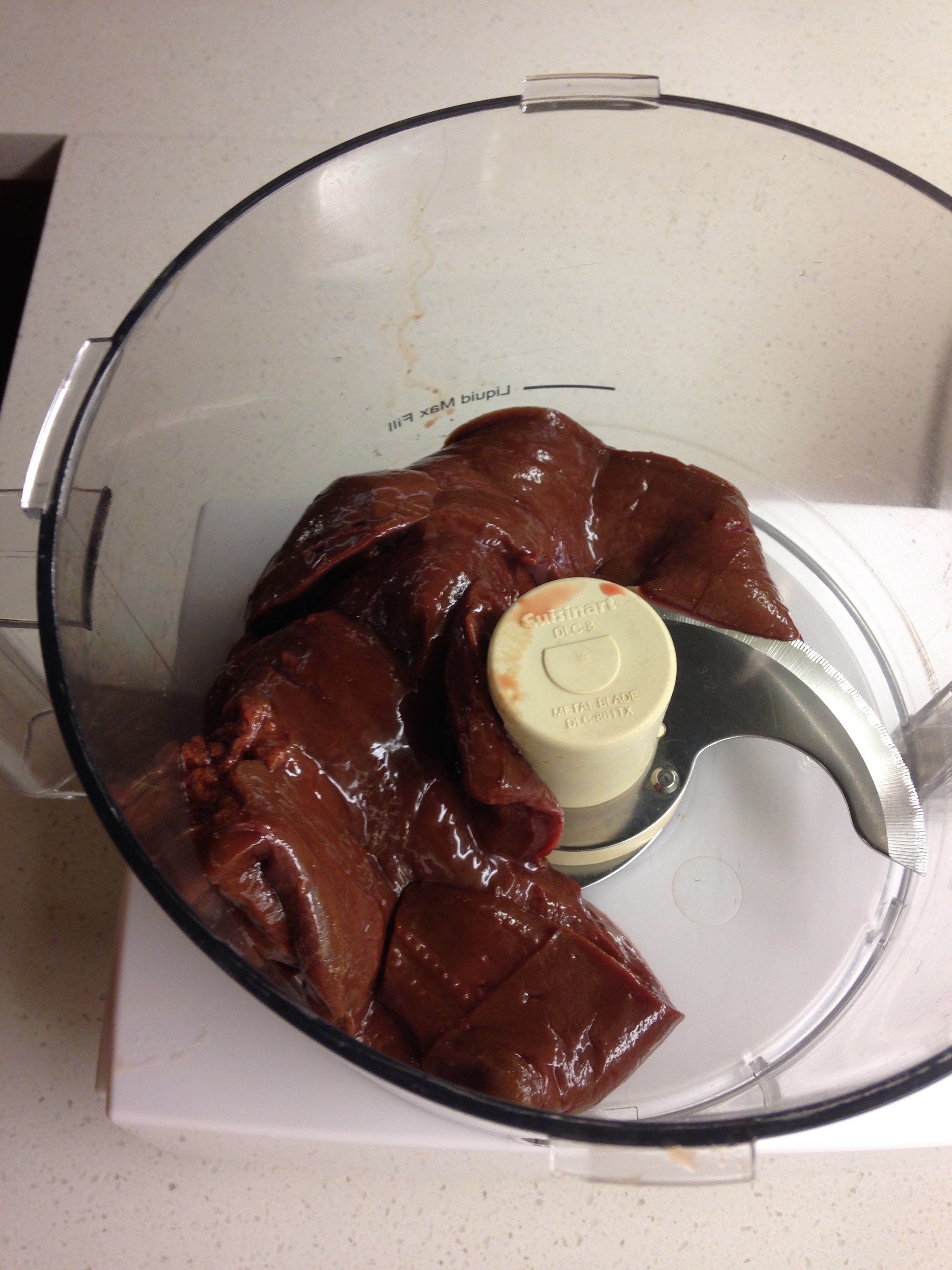 OPTIONAL (but amazing) step of adding liver