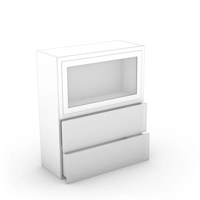 Fireplace & Drawers D2 (fireplace inset)