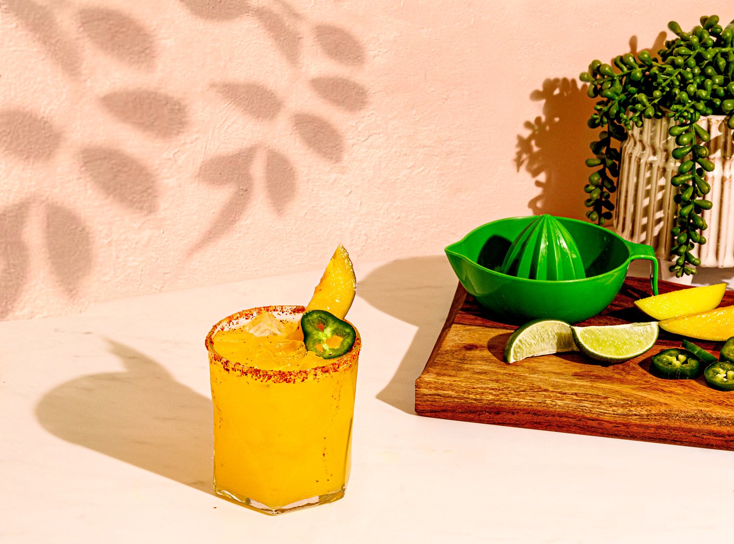 cocktail with mango