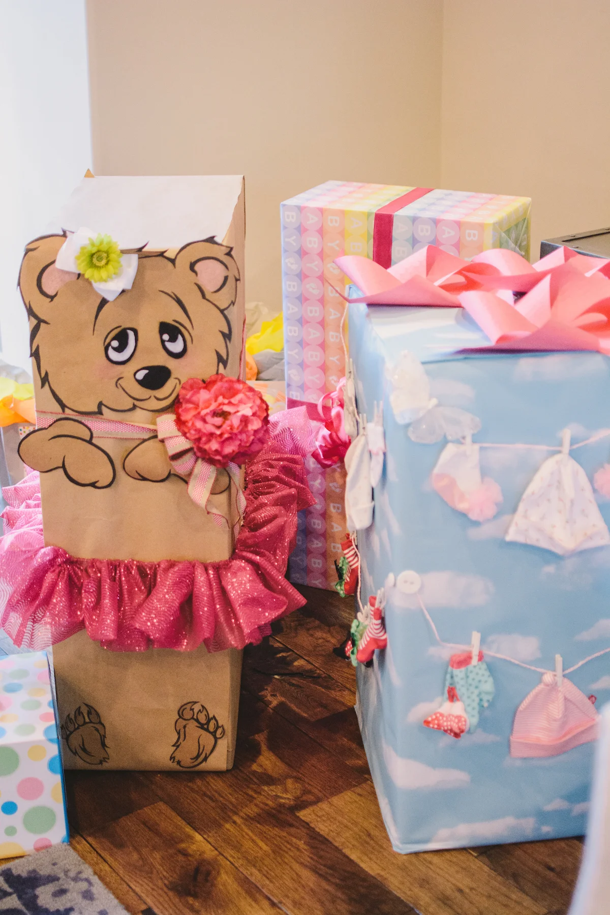 The cutest wrapping job...I didn't want to ruin it by unwrapping the boxes!