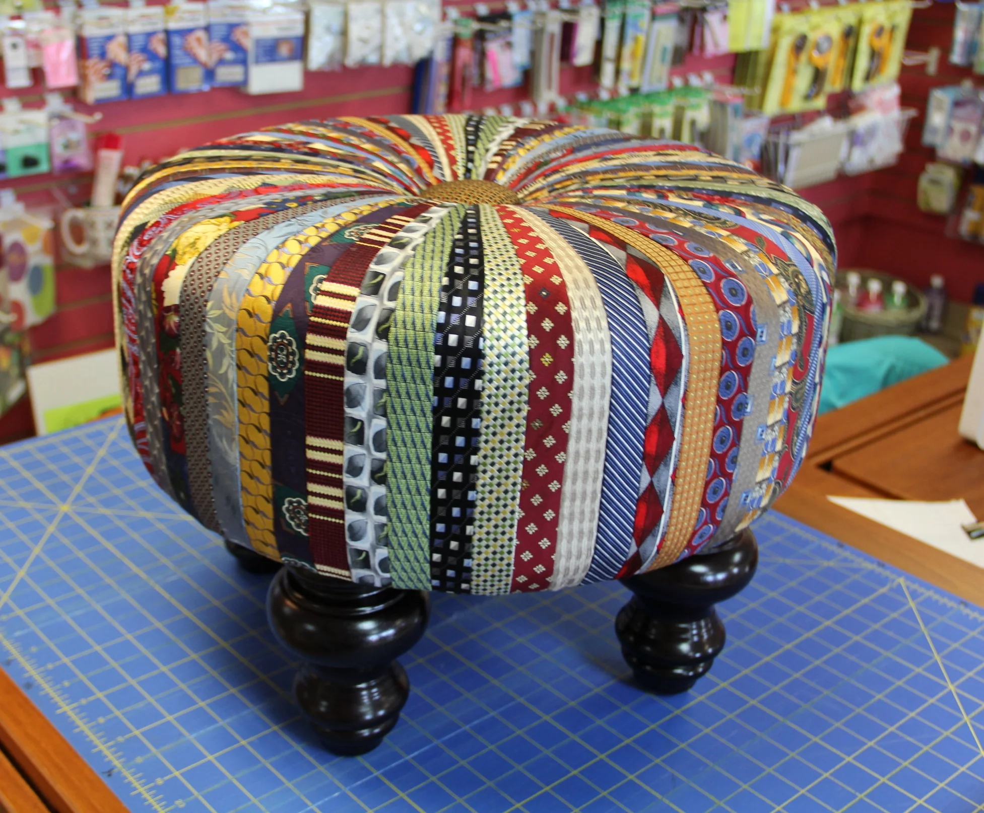 18" Round Tuffet class at Pennington Quilt Works