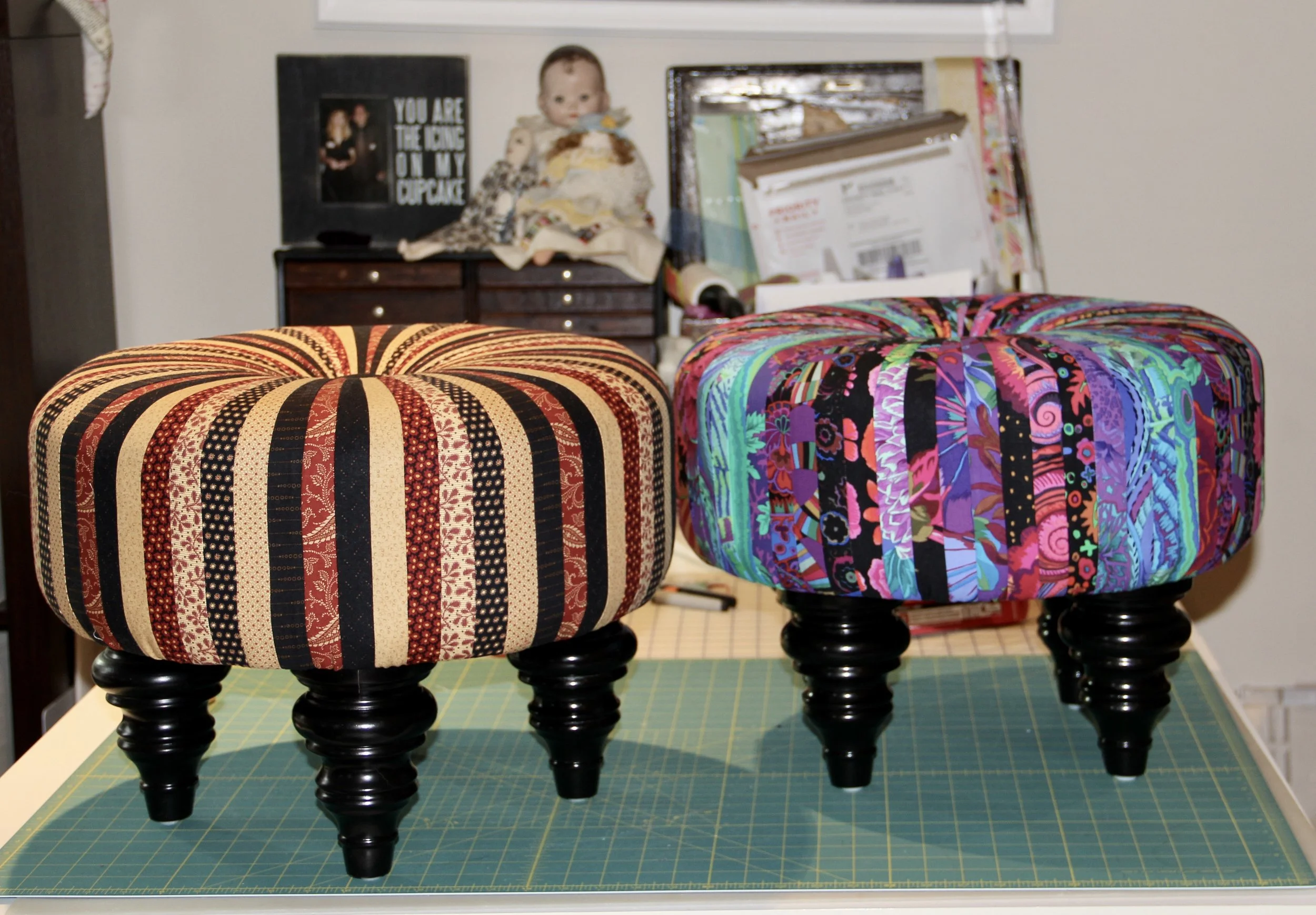 18" Round Tuffet class at Pennington Quilt Works