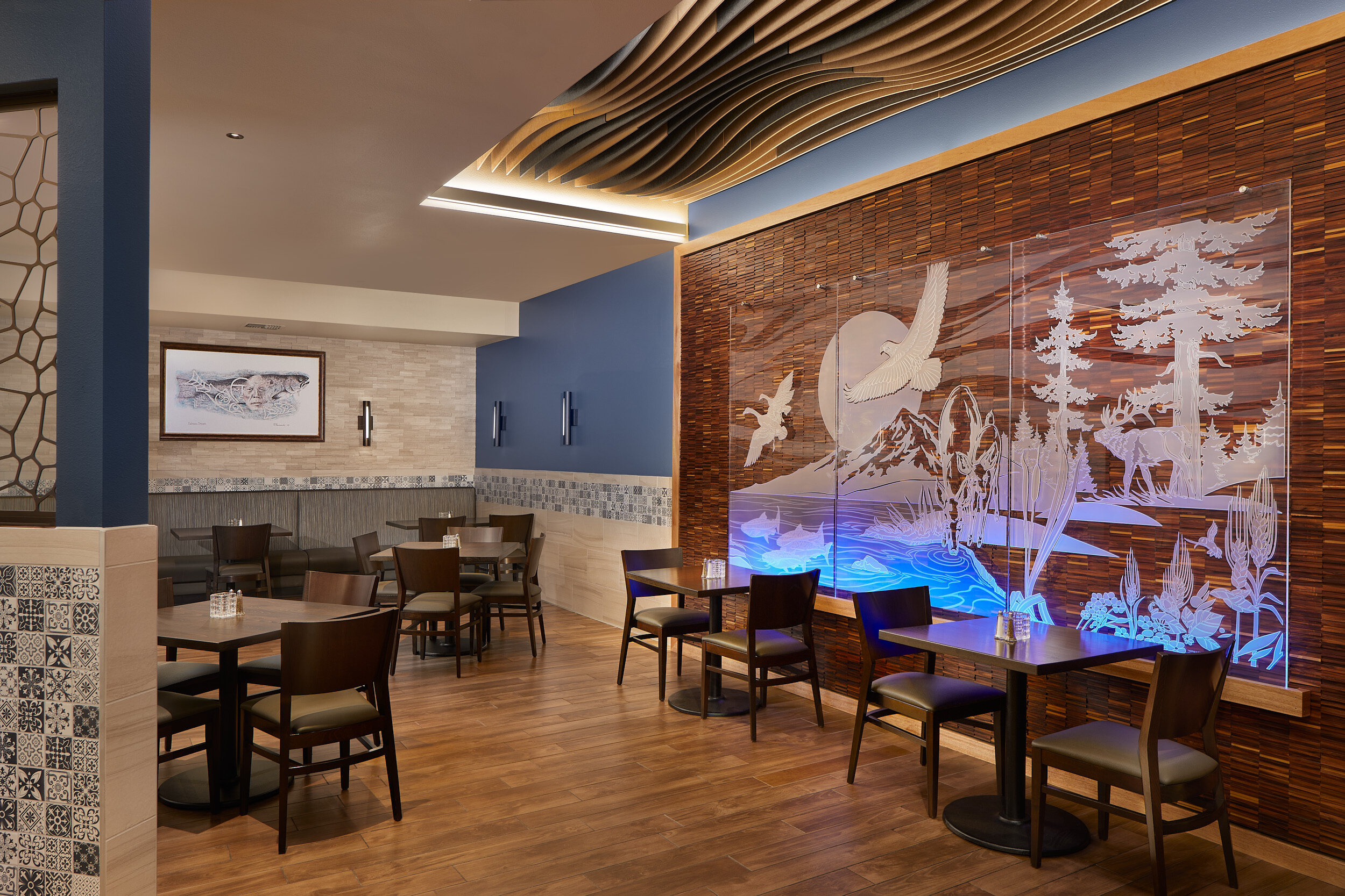 Little Creek Casino Oyster Bar | Island Grille - KMB Architects
