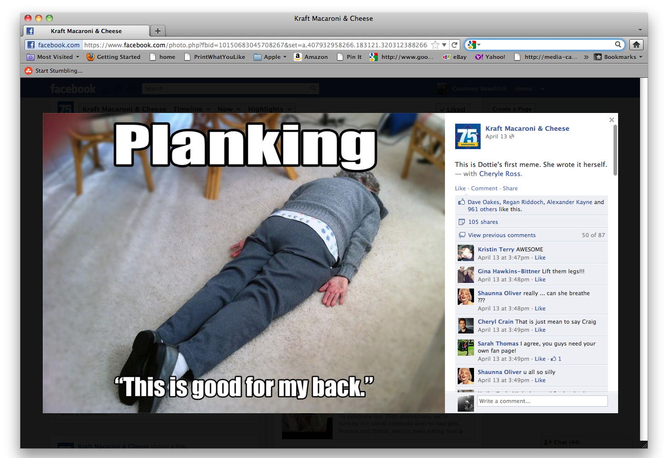 Dottie totally nails memes.