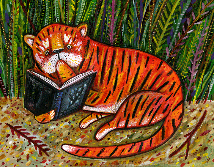 Tiger Is Reading Your Diary!