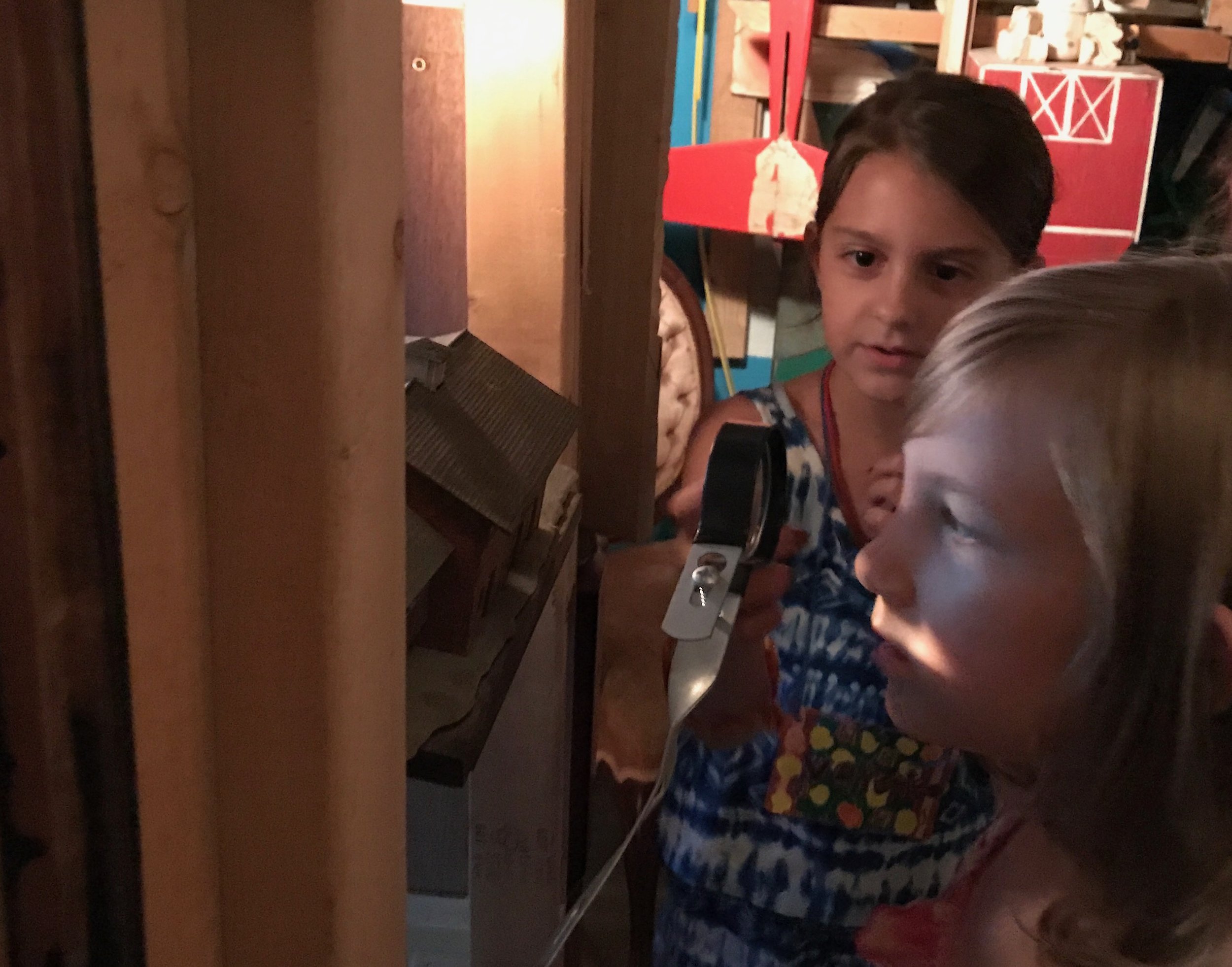 A closer look during our visit to Dennis Maher's "A Second Home"
