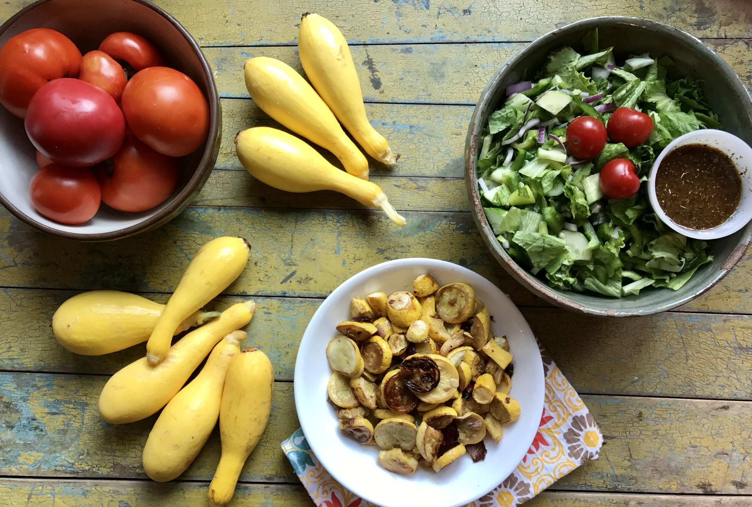      

 
   Roasted Baby Yellow Squash with Sweet Balsamic Vinaigrette&nbsp;  Savor Summer's bounty! Baby squash are so tender and tasty that you only need to add a few ingredients to create a delicious dish. This makes a scrumptious side dish or thr