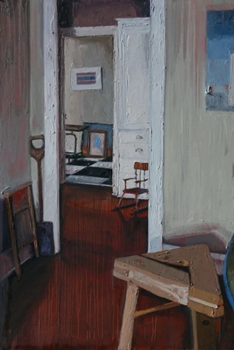  Sharon Feder, Contemplating Love, No. 1, oil on panel, 36 x 24 in. private collection
