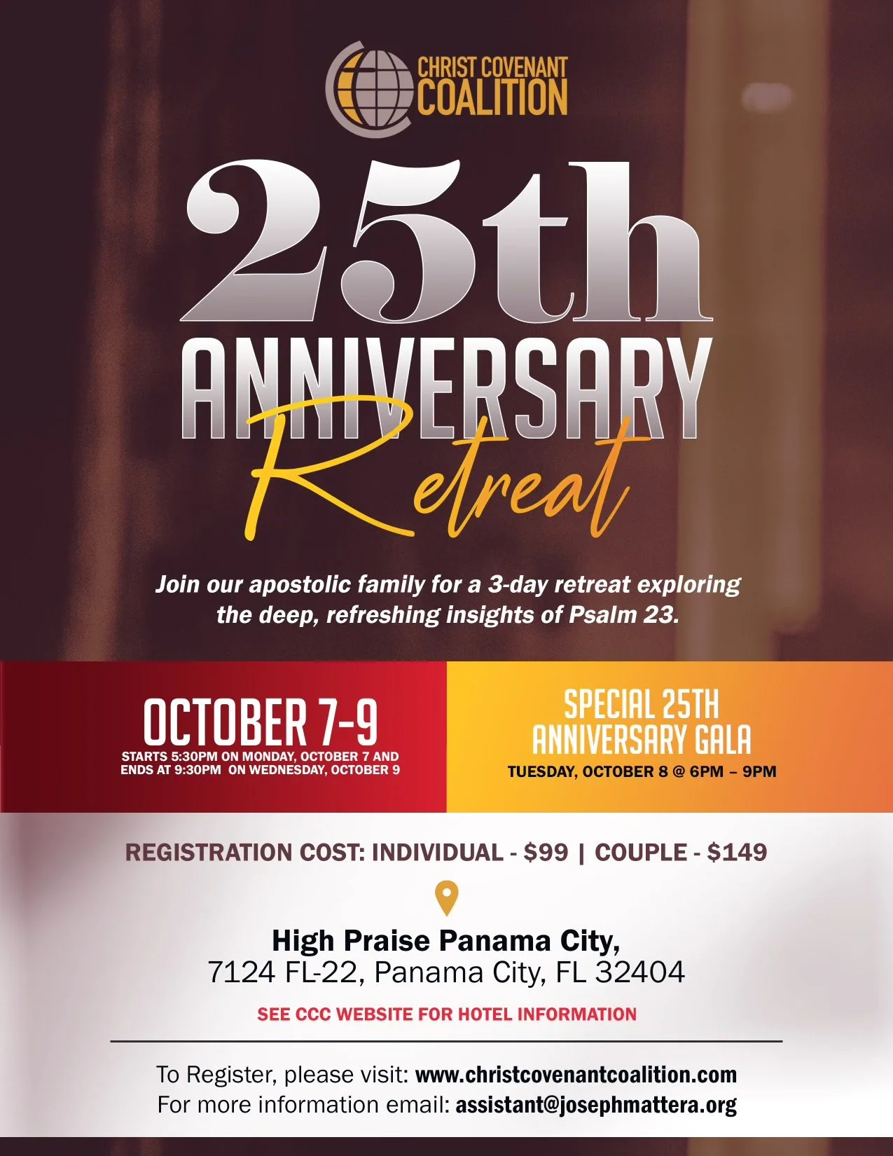 25th Anniversary Retreat