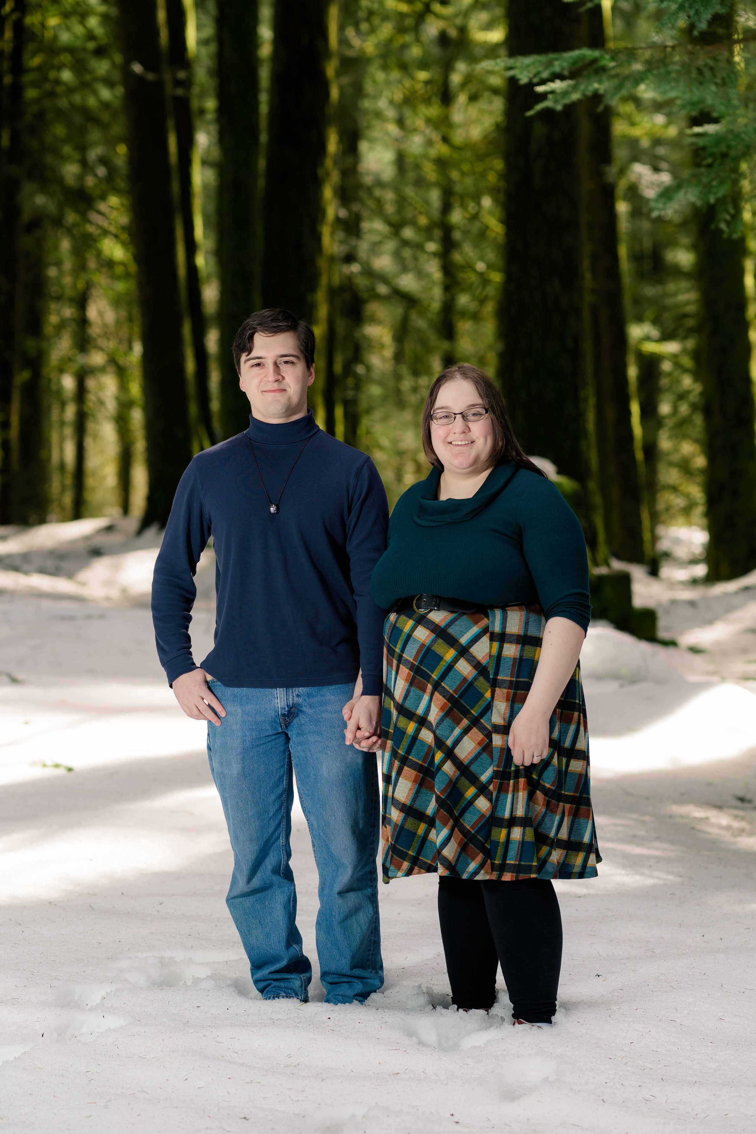 Mt. Hood engagement session with Portland Oregon wedding photographer.
