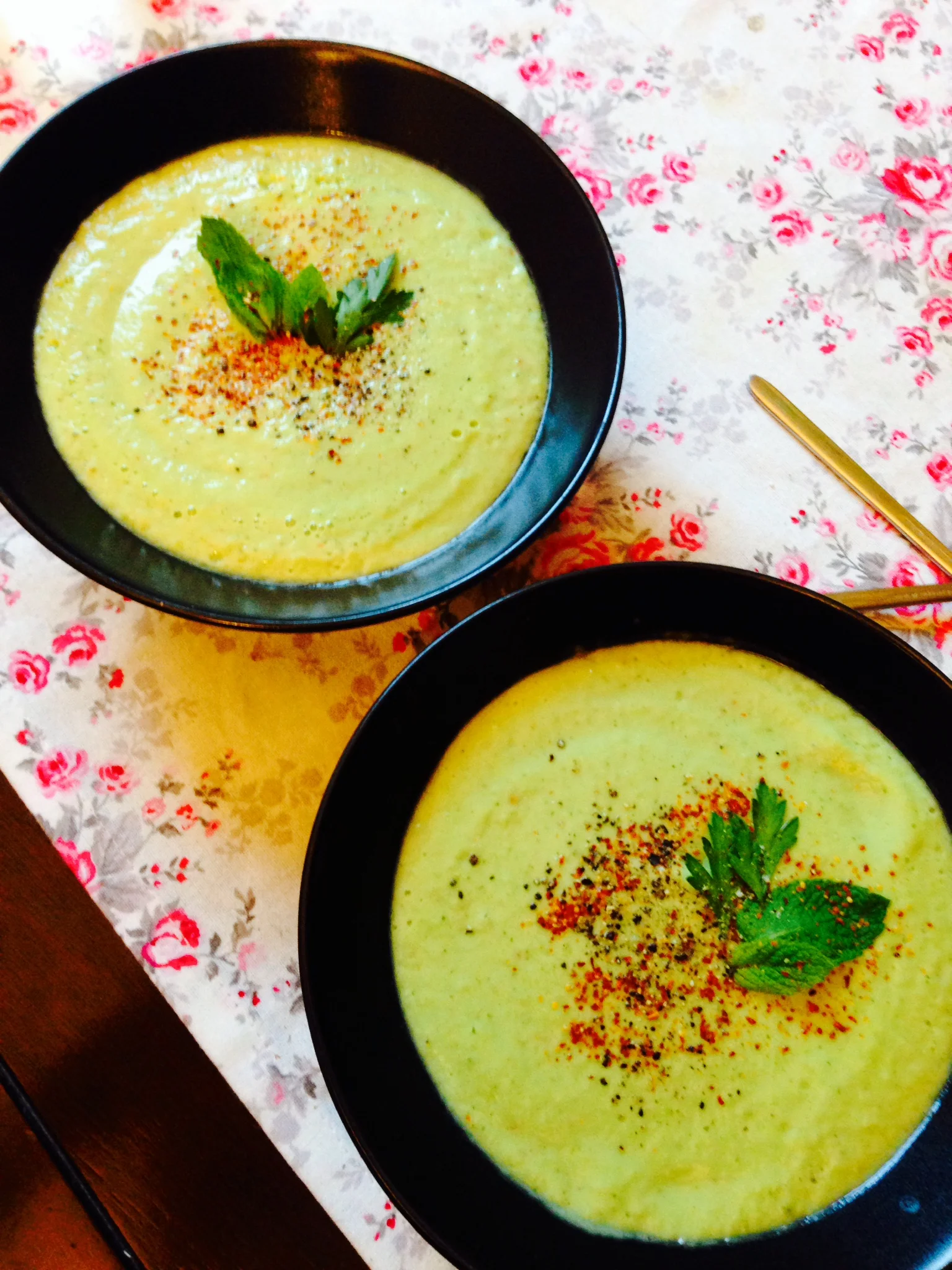 Summer Cucumber Avocado Soup