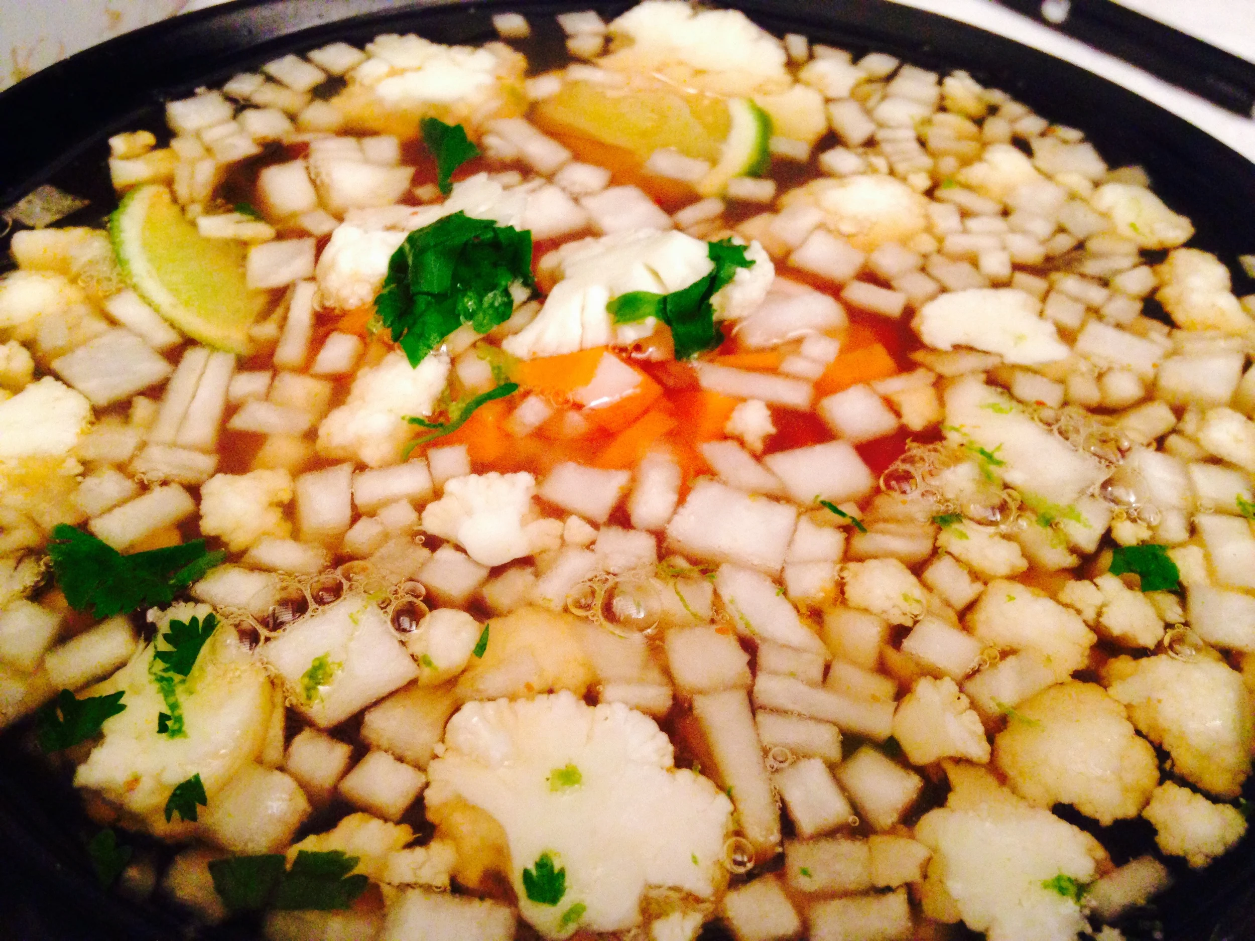 Beef & veggies Thai broth 