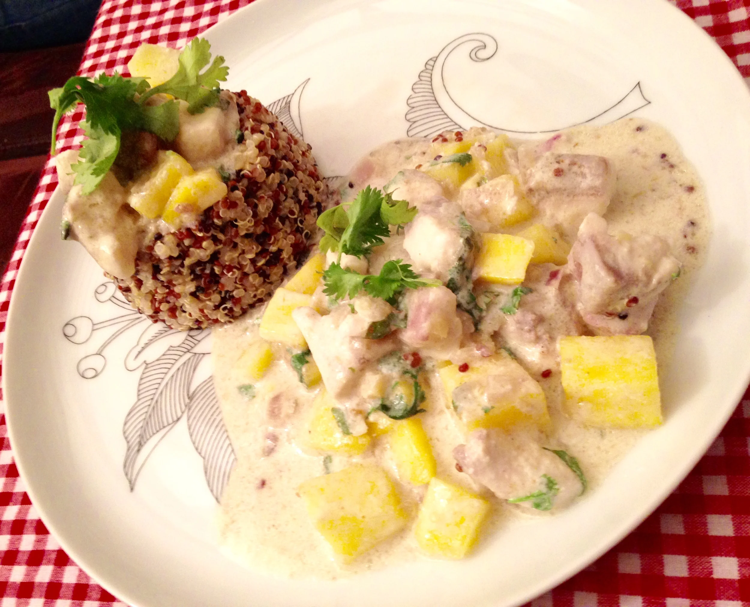 Sea bream Green Curry 