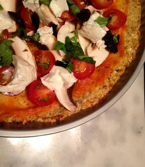 Cauliflower Pizza by The Green Kitchen Stories