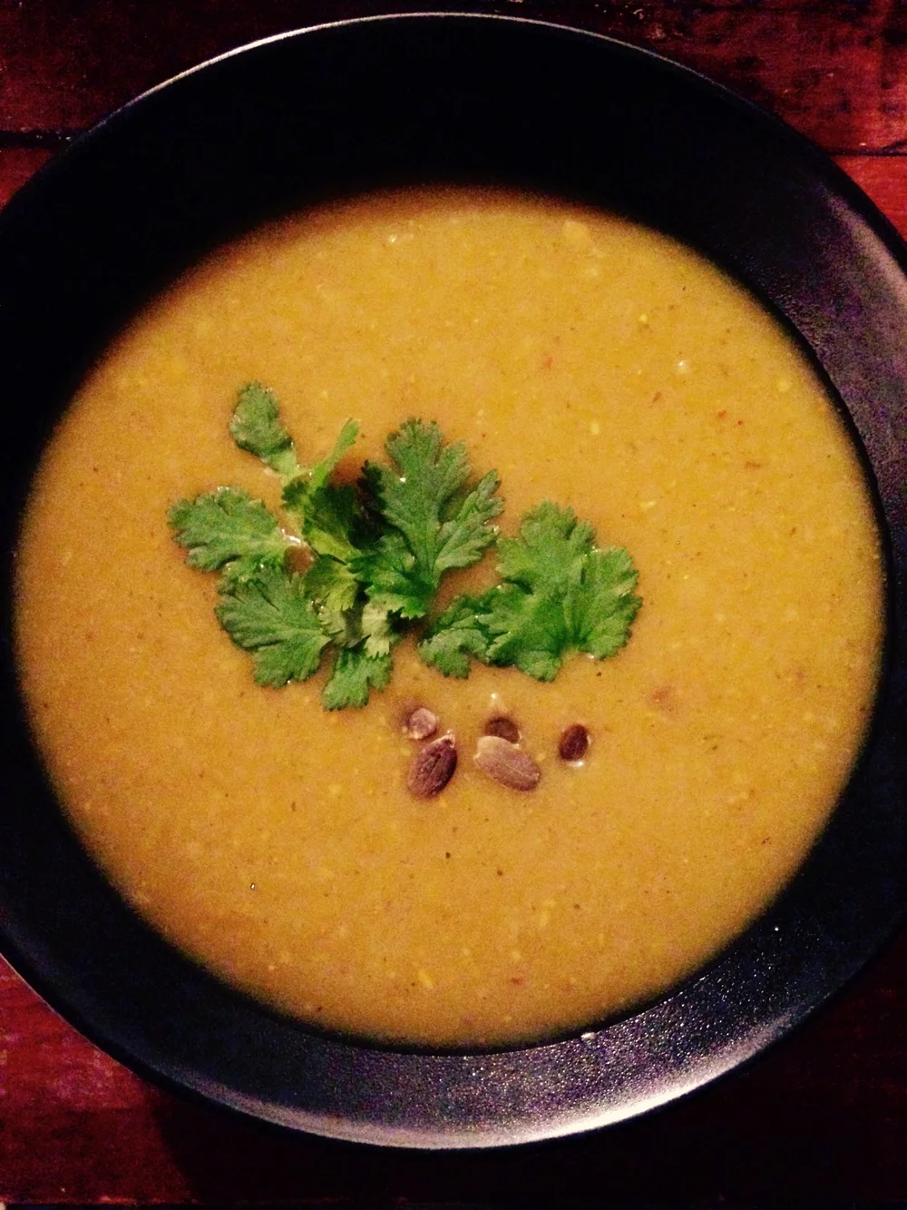Spicy pumpkin soup