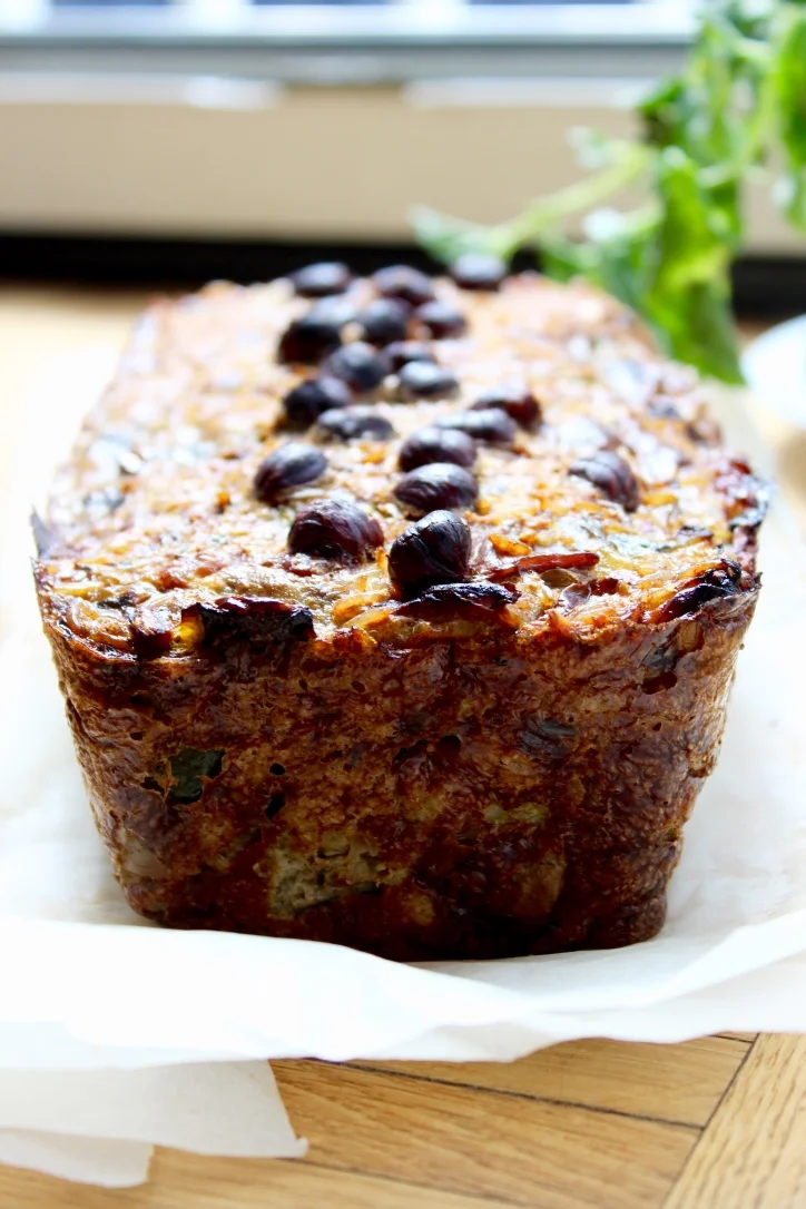 Cake Courgette Champignon Basilic Noisettes Pour Naturalia Eat