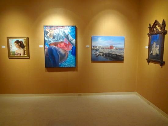 There is my painting on the left!