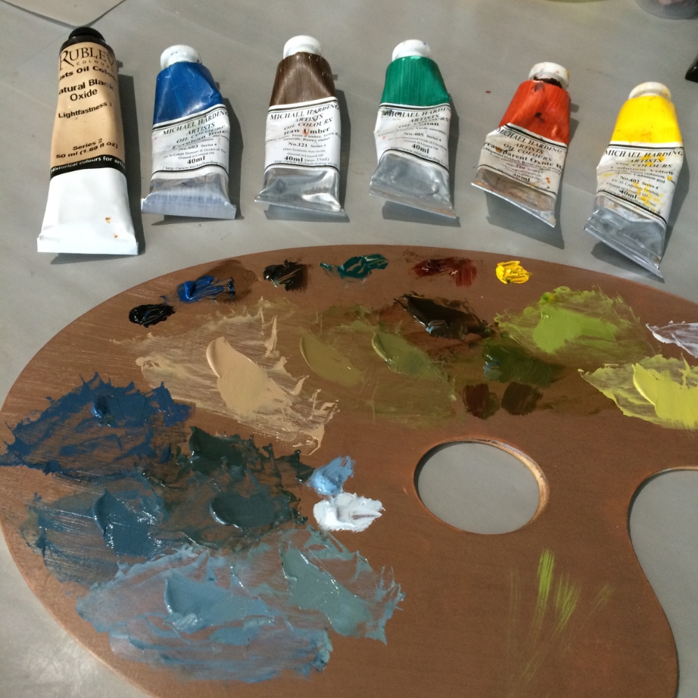 Painting Artist Palettes: Artist Palette #2 - Perfectly Imperfect