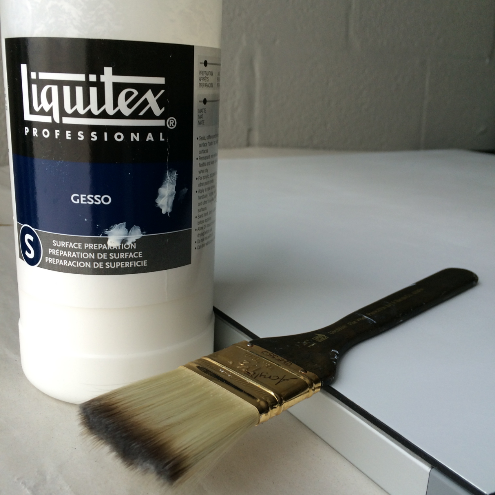 The differences between Liquitex gesso, high gloss, matte, and