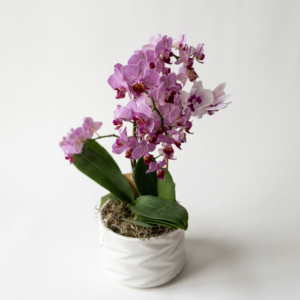 Multi-Stem Pink Orchid Arrangement