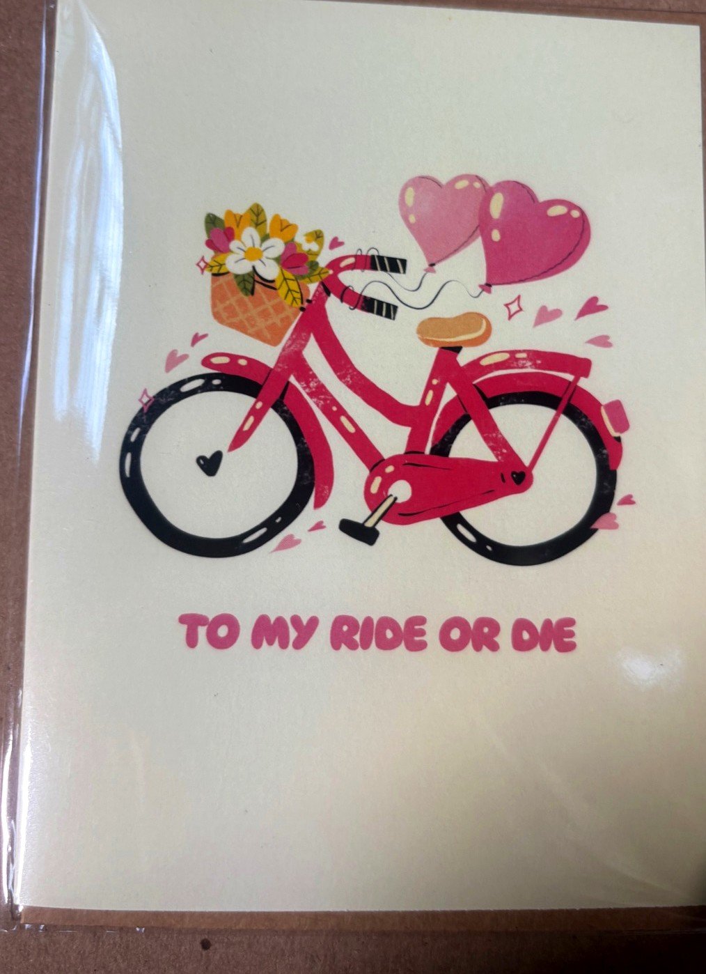 "To My Ride or Die" Greeting Card