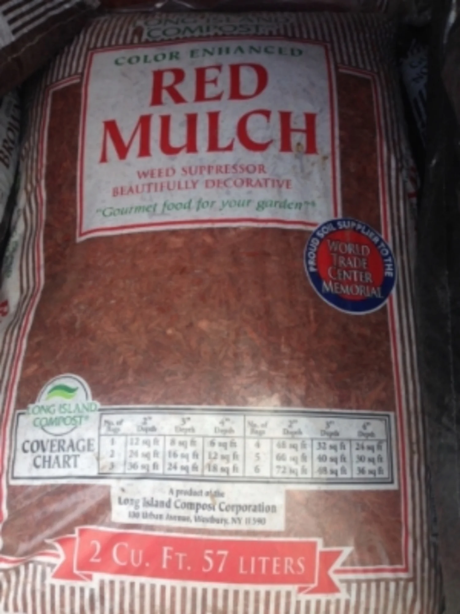 LongIsland Compost RED MULCH