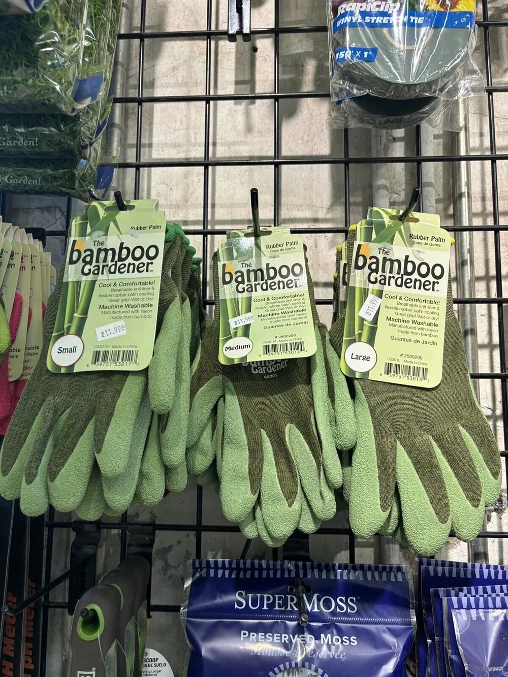 The Bamboo Gardener Rubber Palm Gloves Natty Garden