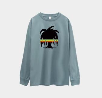 Natty Garden Kids Long Sleeve Tee – Sage Palm