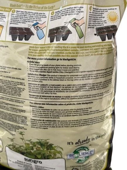 Farfard NATURAL & ORGANIC POTTING MIX 1 CU FT (28.3L). OMRI