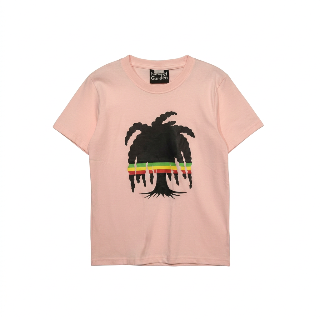 Natty Garden Kids Short Sleeve T-Shirt – Baby Pink