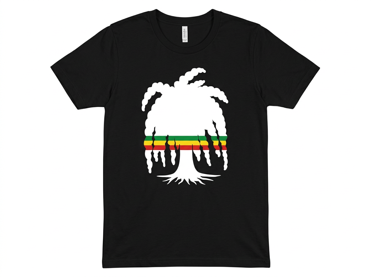 Black T-Shirt ( White Logo )