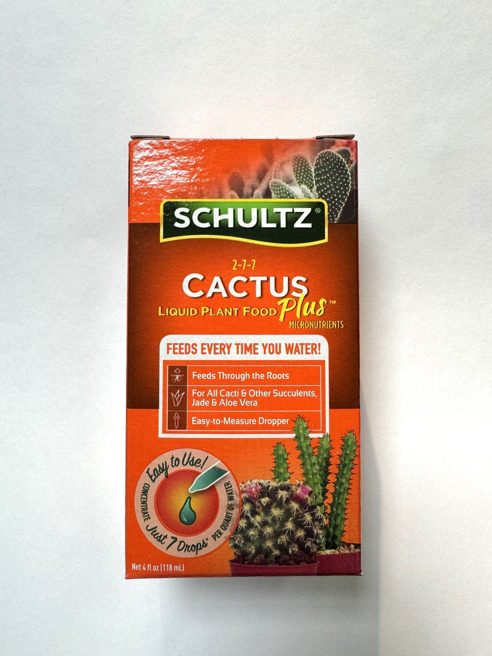 Schultz Cactus Plus Liquid Plant Food 2-7-7 4 oz. | Natty Garden