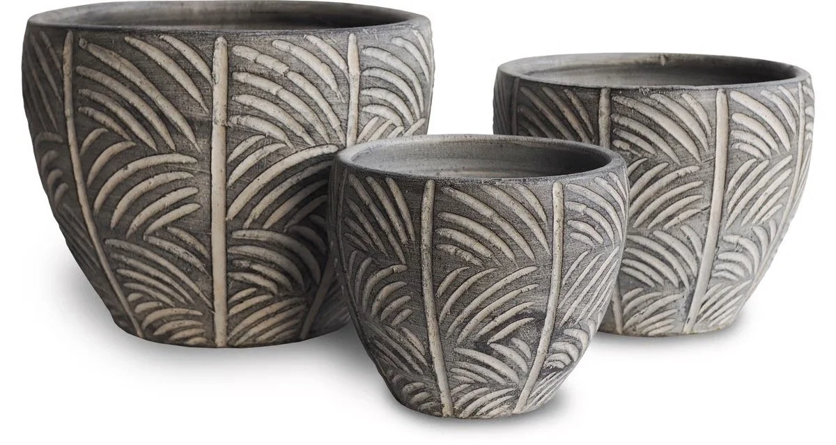 Haystack Thai Egg Pot - Assorted Set of 3
