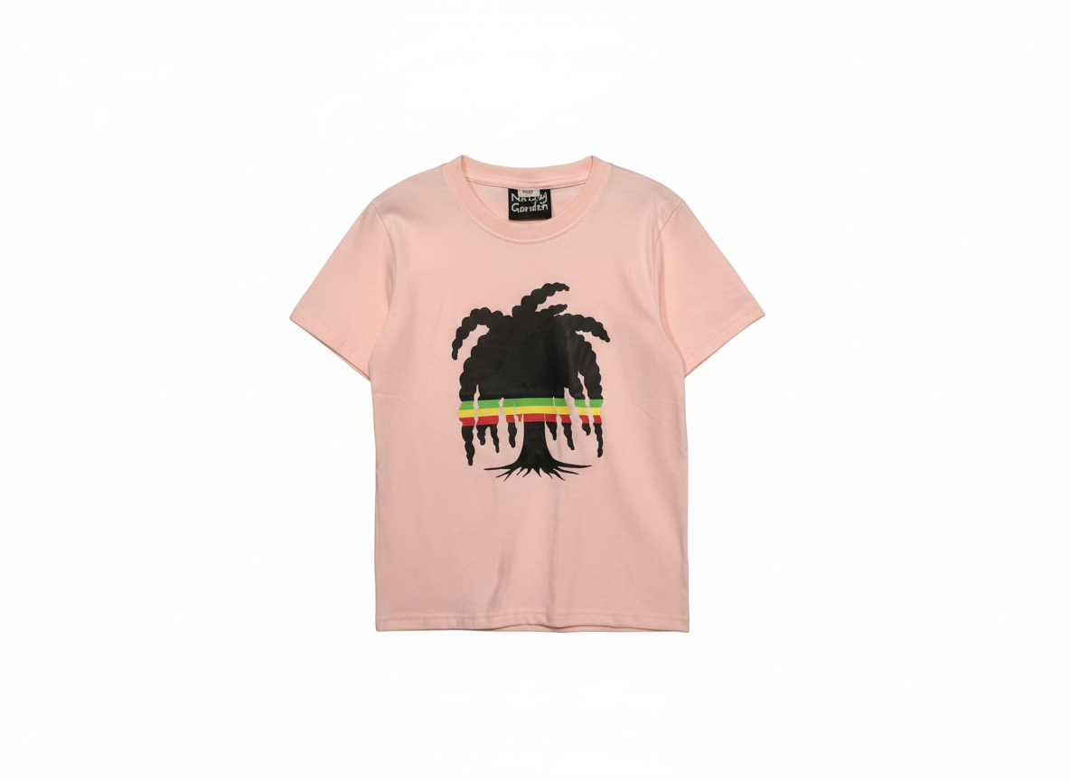 Natty Garden Kids Short Sleeve T-Shirt – Baby Pink