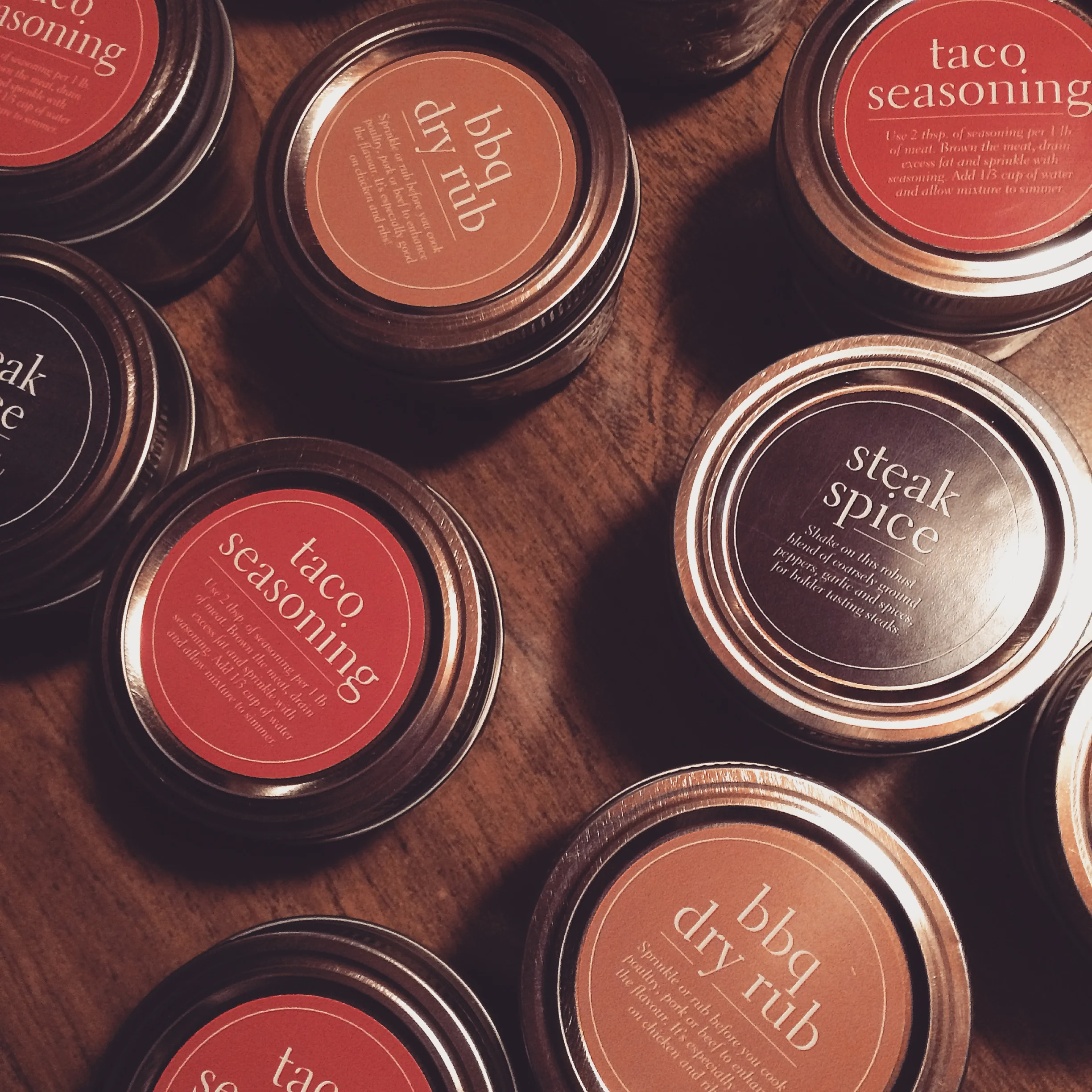 Spice Mixes – Taco Seasoning, BBQ Rub & Steak Spice