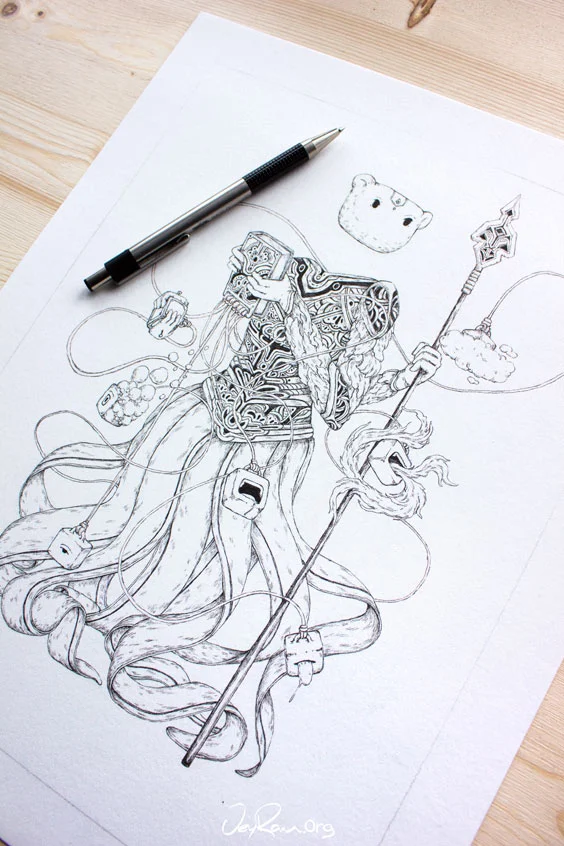 Akati, Spirit of Honor - JeyRam Drawing Tutorials