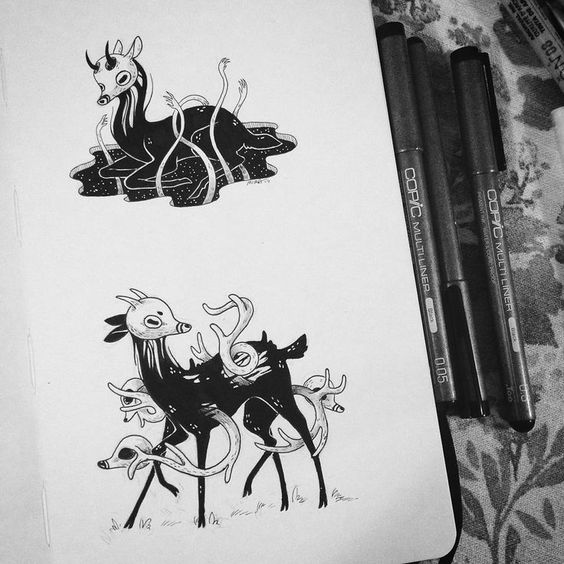 Inktober Art Inspiration &amp; Ideas by Faunwood