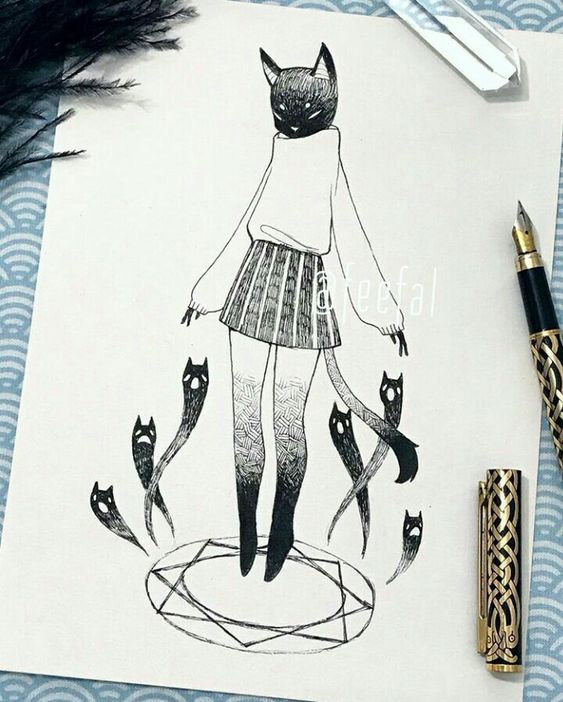 Inktober Art Inspiration &amp; Ideas by Feefal