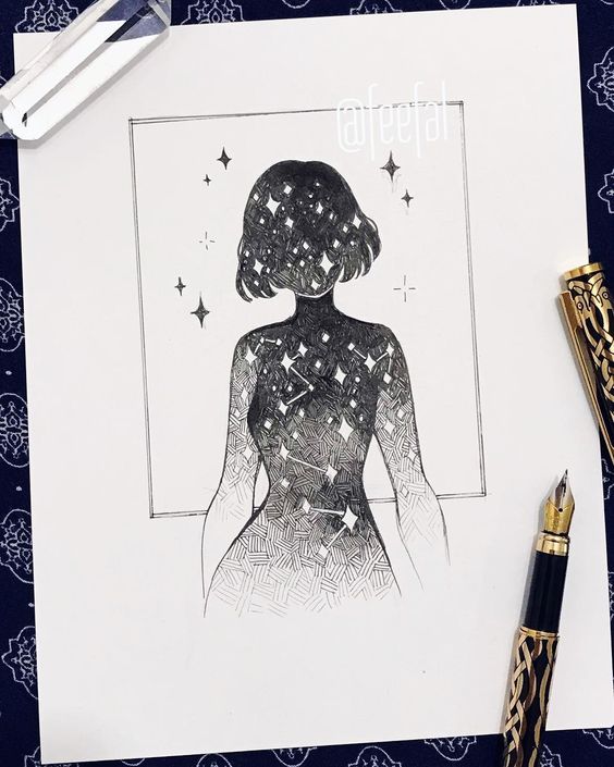 Inktober Art Inspiration &amp; Ideas by Feefal